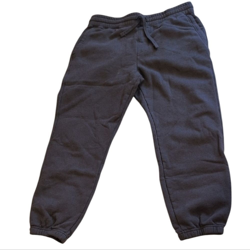American Giant Men's Classic Sweatpant Charcoal Grey Thick Cotton Pockets Size L